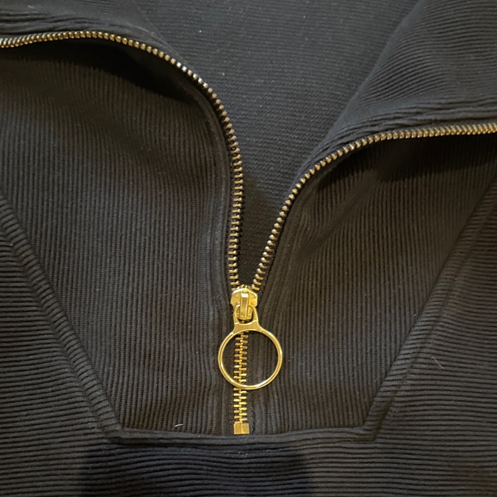 Varley Black Pine Half Zip Pull Over Sweatshirt - image 4